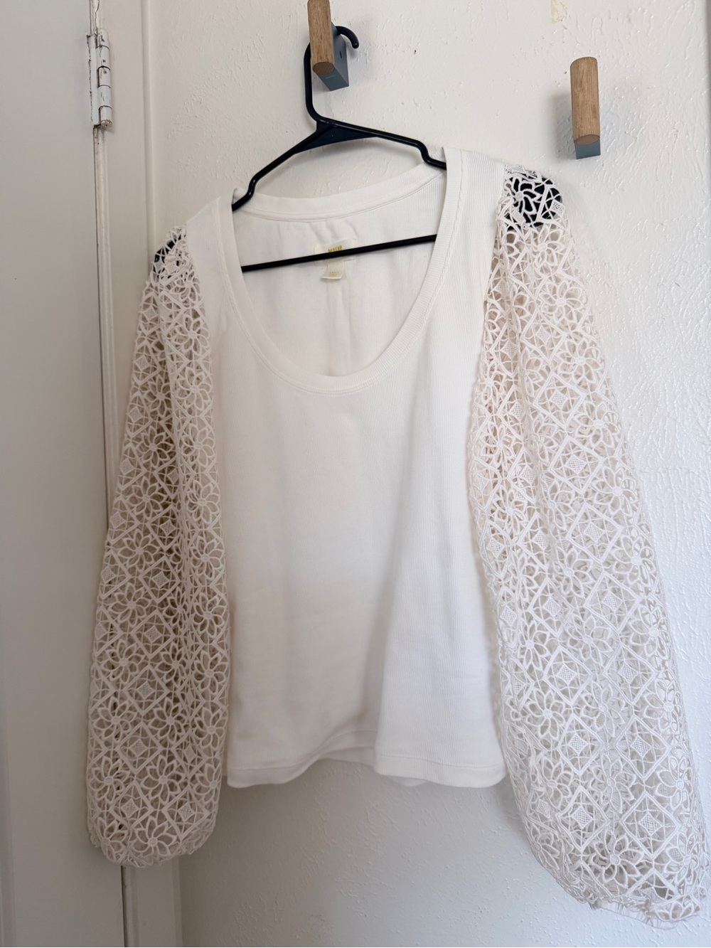 Maeve Lace Sleeve Top